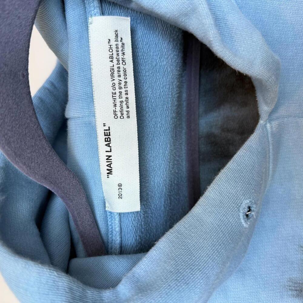 Off-White Tie-Dye Hoodie - Main Label Vigirl Abloh Tag - Picture 4 of 6